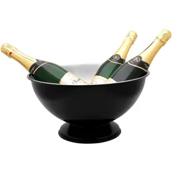 Leopold Vienna Champagnerkühler ø 35 cm, Flaschenkühler, Schwarz