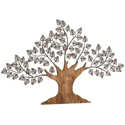 möbel direkt online Wanddekoration "Deko-Baum" braun