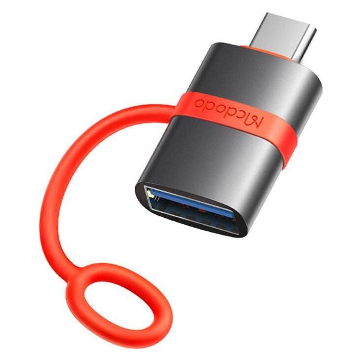 Mcdodo OT-3810 USB-A to USB-C adapter (black) (USB-A, USB-C) (OT-3810)