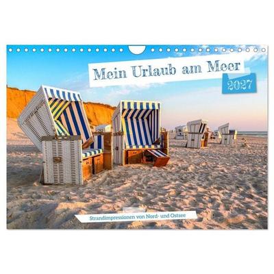 Mein Urlaub am Meer (Wandkalender 2027 DIN A4 quer), CALVENDO Monatskalender