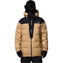 Columbia, Herren, Skijacke, Glacier Ridge™ Down Jacket (M), Schwarz, Beige