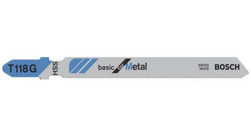 Bosch Accessories 2608631012 Stichsägeblatt T 118G Basic for Metal, 5er-Pack 5St.
