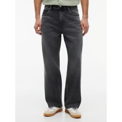 Relax-fit-Jeans TOMMY JEANS "JAIMIE RELAXED", Herren, Gr. 33, Länge 30, grau (denim schwarz), Denim/Jeans, Obermaterial: 99% Baumwolle, 1% Elasthan, unifarben, relaxed fit lang, Jeans, Relaxed fit im 5-Pocket-Stil, Straight Leg