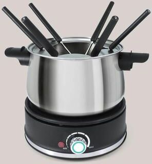 Swissmar Arolla Stainless Steel Electric 3-in-1 Fondue Set