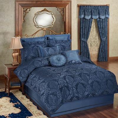 Touch of Class Camelot Comforter Set Navy, Queen, Navy