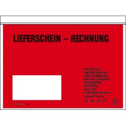 RNK Begleitpapiertasche C5 Lieferschein/Rechnung und Packliste