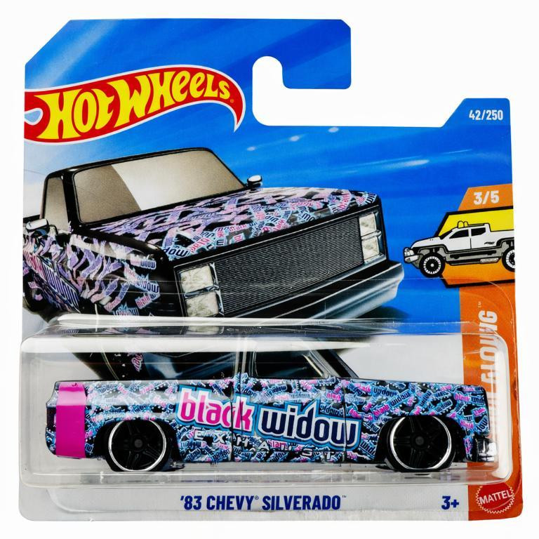 Hot Wheels 1:64 '83 Chevy Silverado JJJ13 Mattel