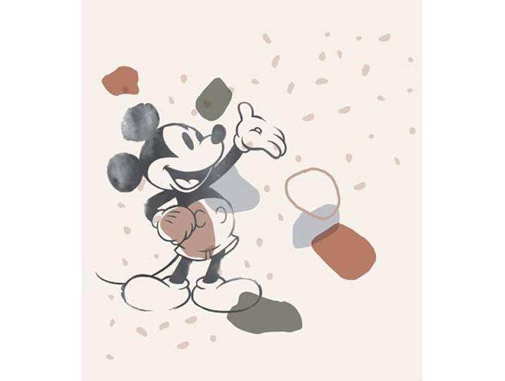 Komar Disney Vlies Fototapete - Mickey Organic Shapes - Größe: 250 x 280 cm (Breite x Höhe) - Kindertapete, Tapete, Kinderzimmer, Tapete - IADX5-045