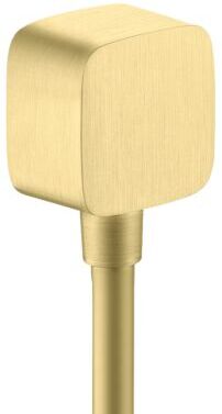 Hansgrohe Axor Schlauchanschluss 36731950 mit Rückflussverhinderer, brushed brass