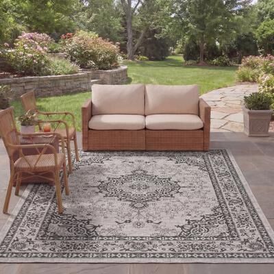 SAFAVIEH Courtyard Tamara Indoor/ Outdoor Waterproof Patio Backyard Rug