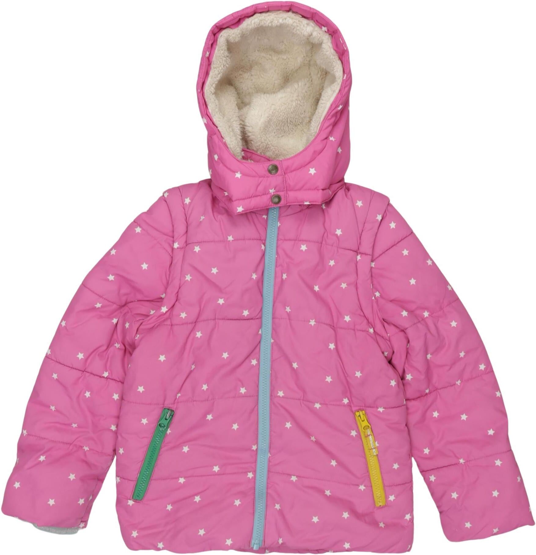 Mini Boden Mädchen Jacke oder Mantel, Pink, Gr. EU 128, Synthetik - Second Hand