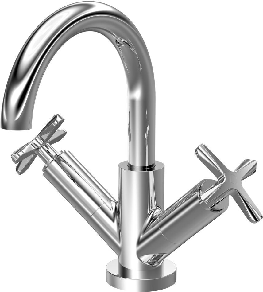 Nuie Mono Basin Mixer with Waste Chrome 14cm