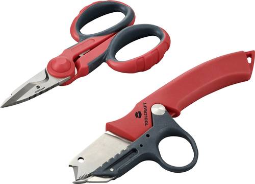 TOOLCRAFT TO-9626415 Kabelmesser-Scheren-Set 139 mm, 170mm