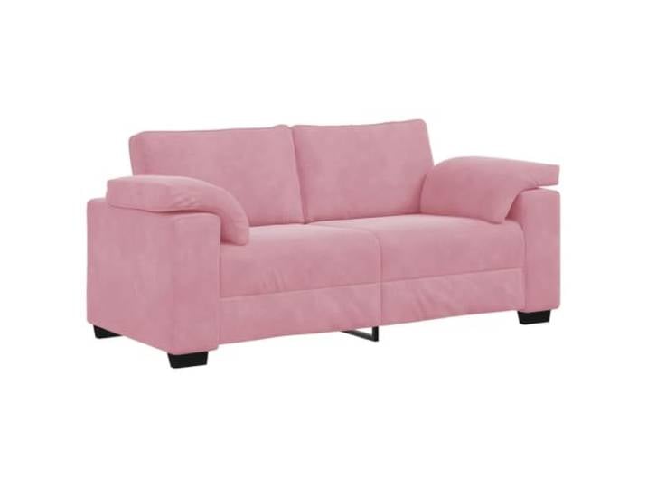 Makastle Zweisitzer Sofa Couch Rosa 180x77x82 cm Samt