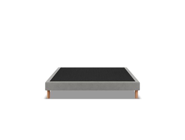 Sommier tapissier kit gris 90x190 cm
