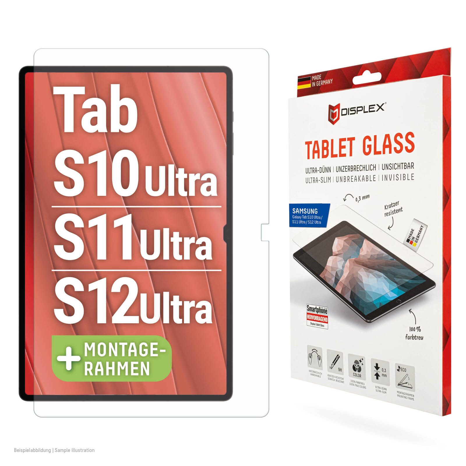 DISPLEX Tablet Glass für Galaxy Tab S10 Ultra/S11 Ultra/S12 Ultra 02051