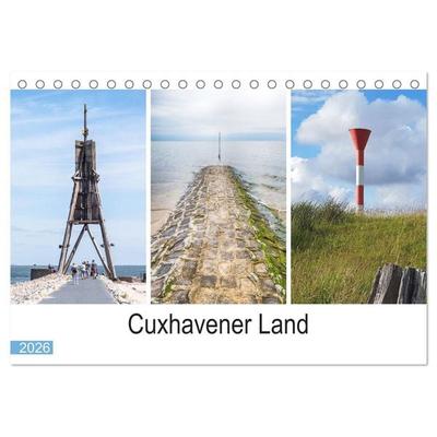 Cuxhavener Land (Tischkalender 2026 DIN A5 quer), CALVENDO Monatskalender