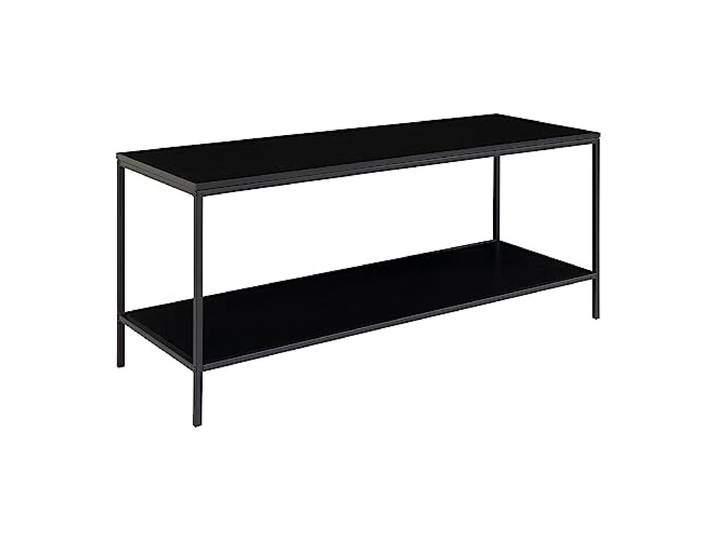 House Nordic Tisch TV VITA Schwarz Fernseh Regal Bank mit Ablage offen