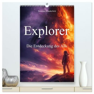 Explorer - Die Entdeckung des Alls (hochwertiger Premium Wandkalender 2026 DIN A2 hoch), Kunstdruck in Hochglanz
