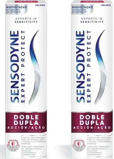 Waterwipes Sensodyne Doble Acción Duplo 2x75 ml