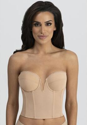 Plus Size Women's Valerie V Wire Backless Strapless Bra Intimate Apparel by Dominique in Mocha (Size 36 DD/E)