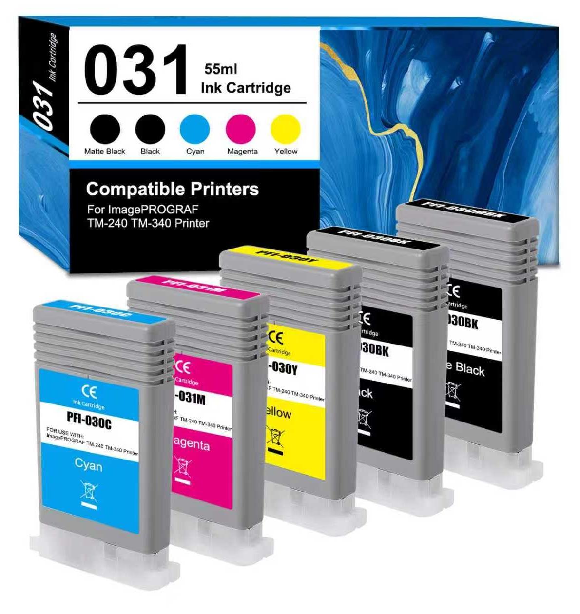 Tintenpatrone 300 ml kompatibel für Canon PFI-030/031