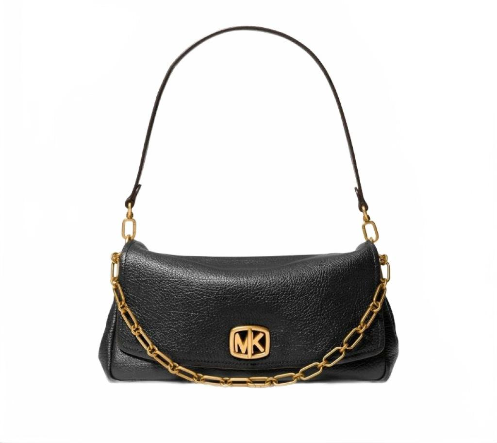 MICHAEL KORS LG TRNLK CNV CHN SHLDR Schwarz