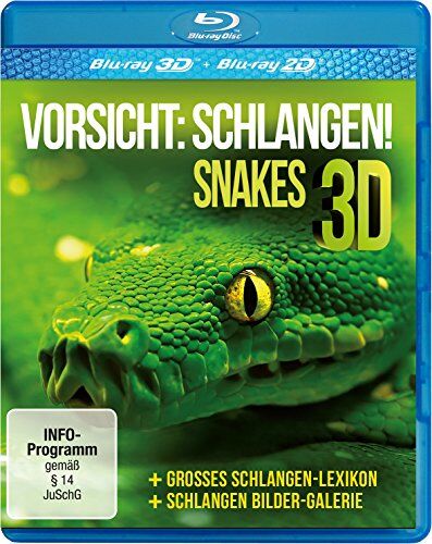 Snakes 3D - Vorsicht: Schlangen [3D Blu-ray] - Preis vom 12.10.2026 11:37:12 h
