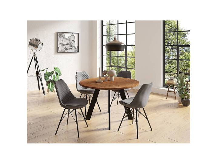 Esstisch Tracy Ø 120cm Braun