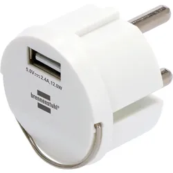 brennenstuhl USB-A 12W Power Ladeadapter, weiß