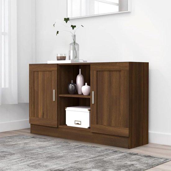 Famanu Holzschrank - Modernes Design, Feuchtigkeitsbeständig - 120x30x70 cm - Eichenbraun