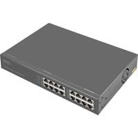 8-Port Gigabit Ethernet PoE Injektor, 802.3bt, 250W, PoE-Injektor grau