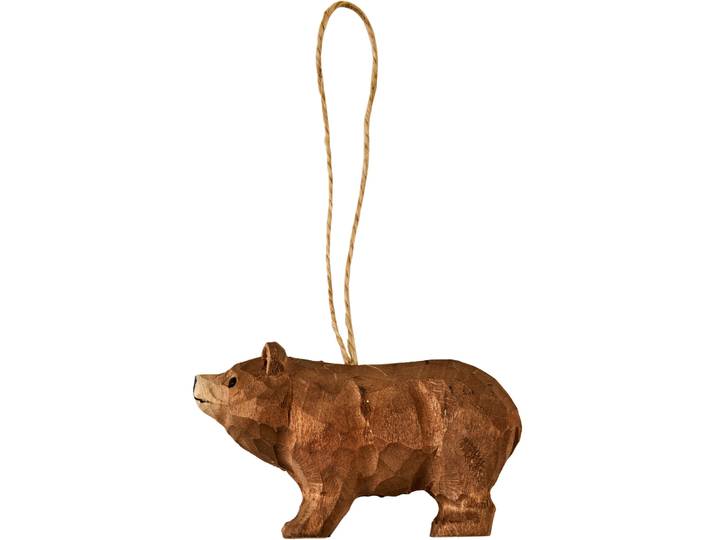 Weihnachtsbaumhänger Traditional natur Holz