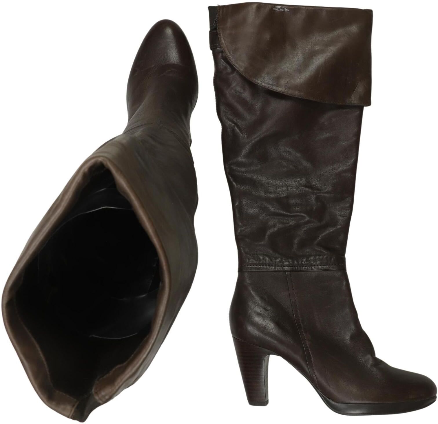 5th Avenue Damen Stiefel, Braun, Gr. EU 39, Leder - Second Hand