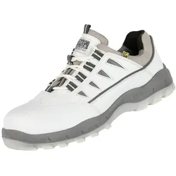 AS Arbeitsschutz S3 Sicherheitshalbschuhe Nitras Sport Step WH | Gr. 35 | Kunstleder | weiß