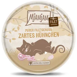 MjAMjAM – filetgenuss 80g MjAMjAM Katze 16x80g Filetgenuss zartes Hühnchen