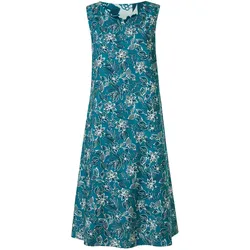 Viskose-Kleid in Druck blau in Größe 36 von DW-Shop, Blau, 36