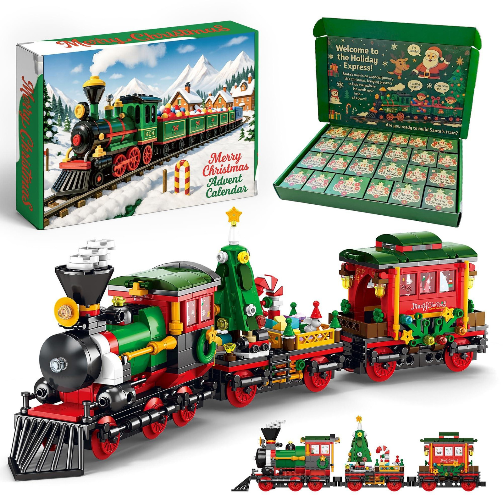 Spoorweg Bouwstenen Adventskalender 2025