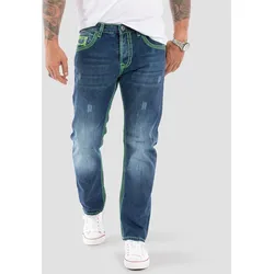 Rock Creek Jeans Comfort Fit dicke Nähte Loose Fit