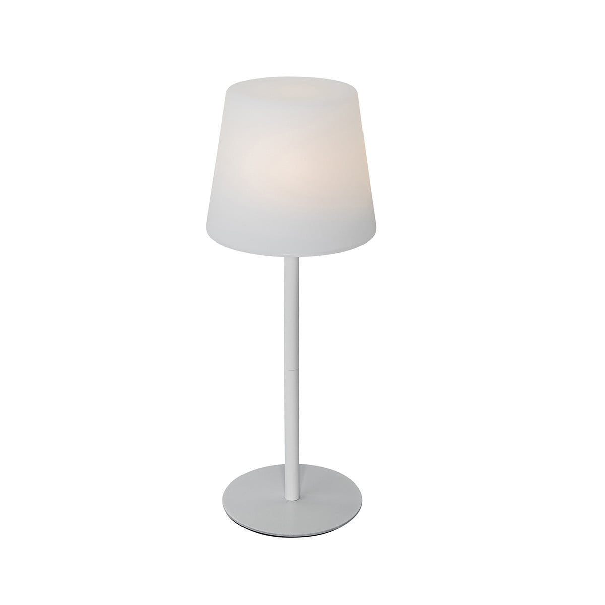 Qazqa Oplaadbare LED Tafellamp Wit - Dimbaar - IP54 - Modern Design