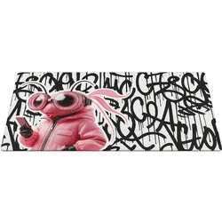 Hator Podkładka dla graczy Tonn EVO 3XL Dragonfly (3XL), Mausmatte, Pink, Weiss, Mehrfarbig