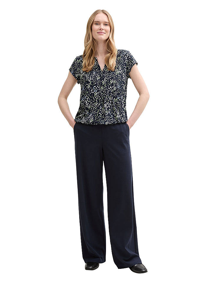 Tom Tailor Bluse in Dunkelblau - 36