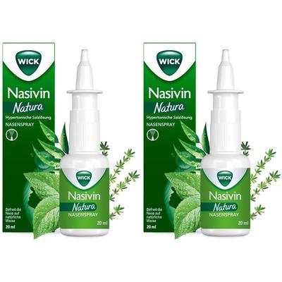 Wick Nasivin Natura Nasenspray x2 2x20 ml