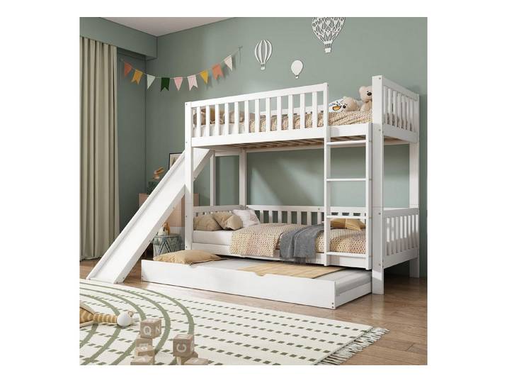 LuxusKollektion Etagenbett Etagenbett 3 Kinder mit Rutsche (1-St)