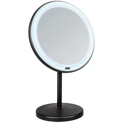 LED-Kosmetikspiegel ONNO (BHT 20x34x13,50 cm) - schwarz - BHT 20x34x13,50 cm
