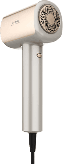 Secador - Cecotec DryGlam Nano Plasma Champagne, 1600 W, Difusor incluido, Oro
