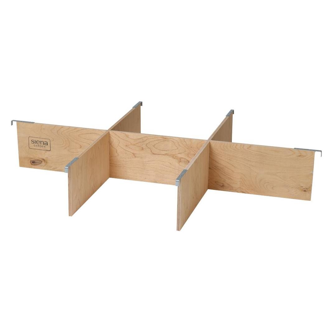 Siena Garden Rahmenteiler Hochbeet Haken 6 Bereiche (VDS-1200-6-GDB)
