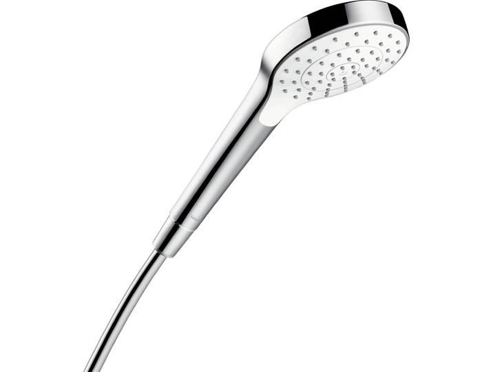 Douche de main hansgrohe Croma S\, 110 mm\, 1 jet\, technologie EcoSmart\, blanc/chromé