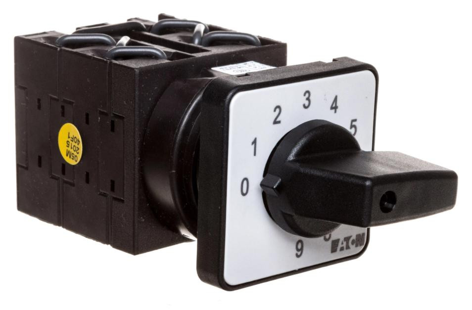 Eaton vermogensschakelaar 6,5 kW 6 A met 10 schakelposities T0-4-15602/E