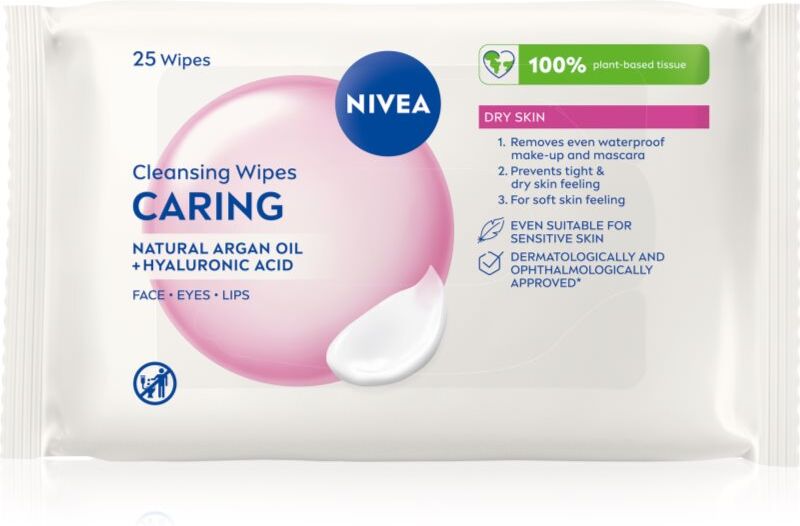 NIVEA Face Cleansing gentle cleansing wipes with almond milk 25 pc